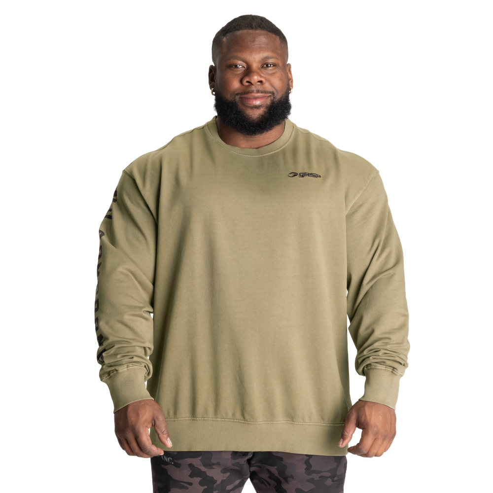 GASP GRAPHIC CREWNECK (Acid washed Green)