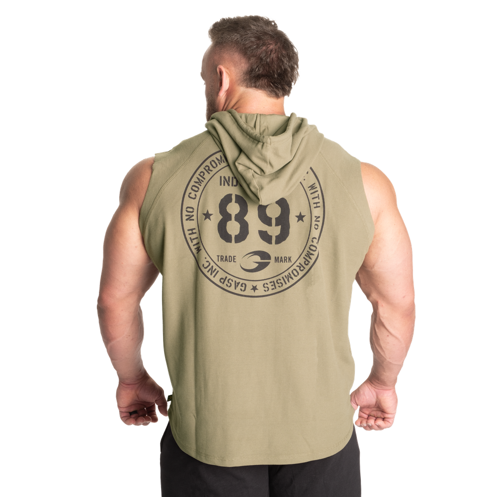 GASP THERMAL SL HOODIE (Washed Green)