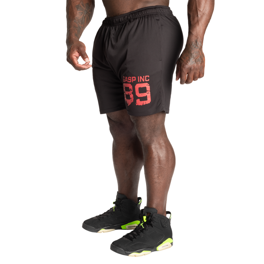 GASP 89 DYNAMIC SHORTS (Black/Red)