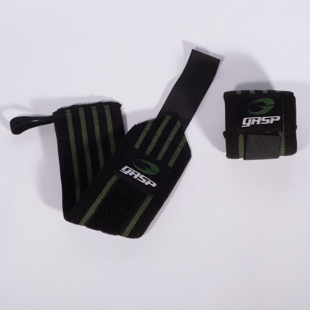 GASP Hardcore Wrist Wrap (Black/Green)