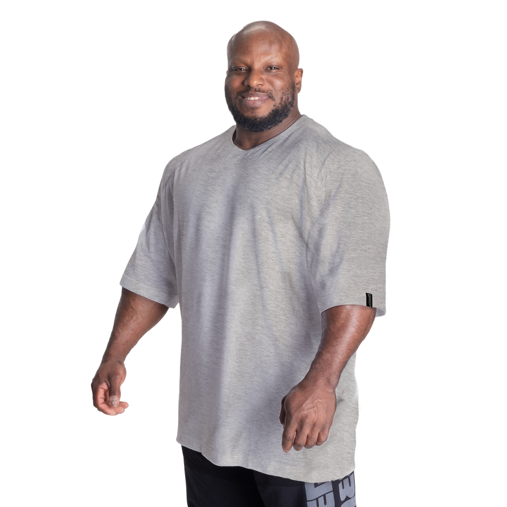 GASP CLASSIC IRON TEE (Light Grey Melange)