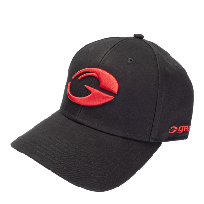 GASP BASEBALL CAP (Black/Red) - ملحقات رياضية