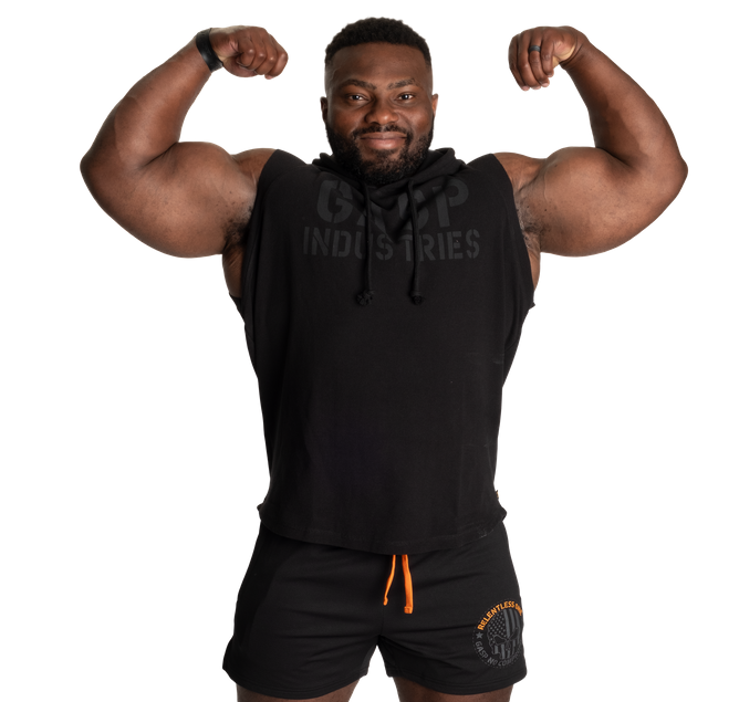 GASP R1 MESH SHORTS (Black/Orange)