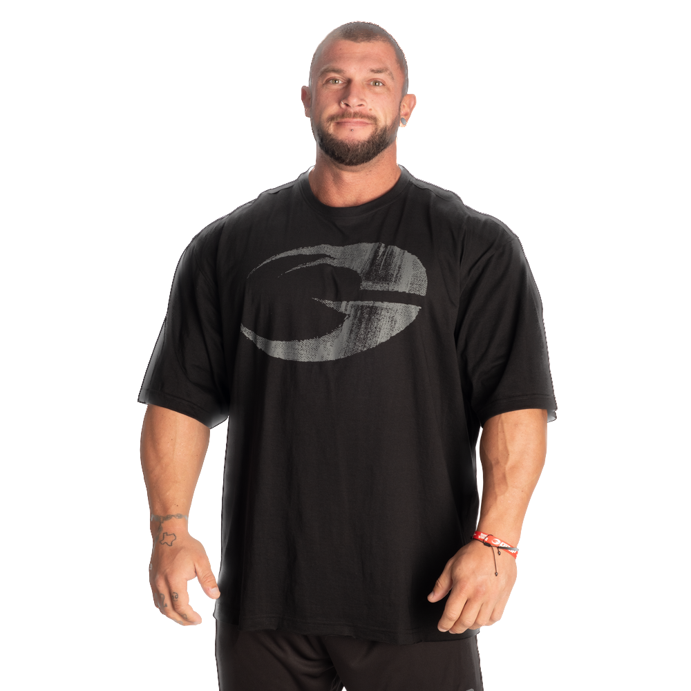 GASP PUMP COVER IRON TEE (Black/Grey)