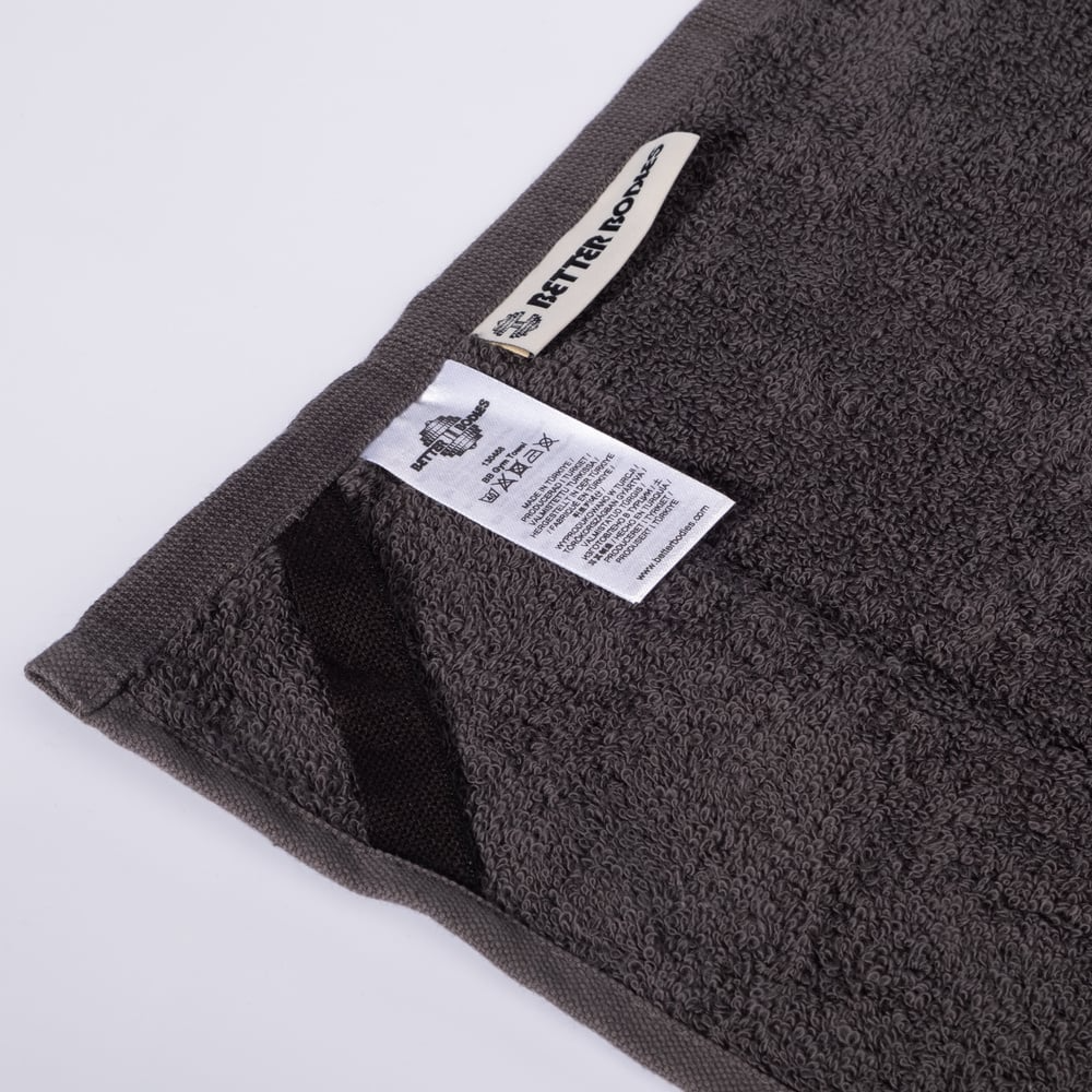 Better Bodies Gym Towel (Black/Grey)
