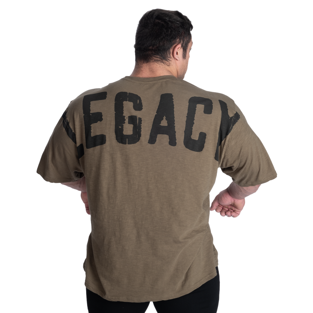 BETTER BODIES Legacy Slub Iron Tee (Washed Green)