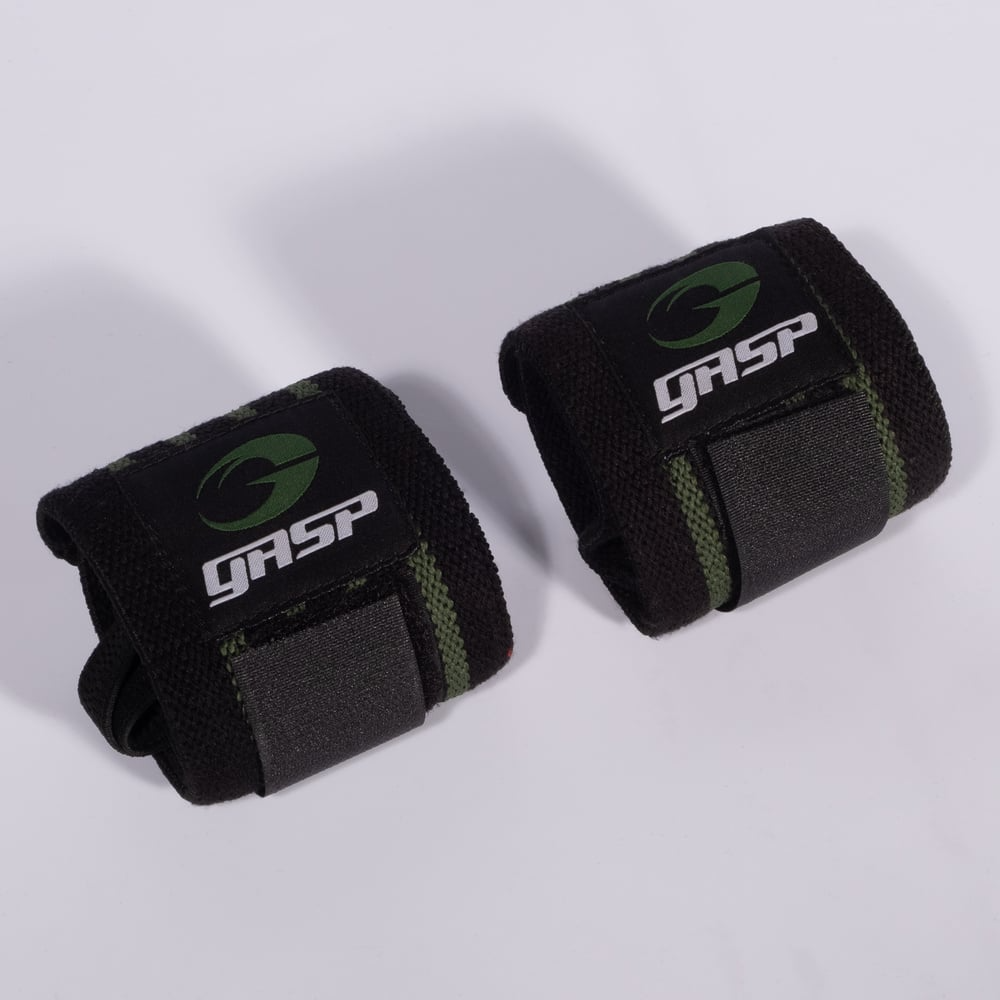 GASP Hardcore Wrist Wrap (Black/Green)
