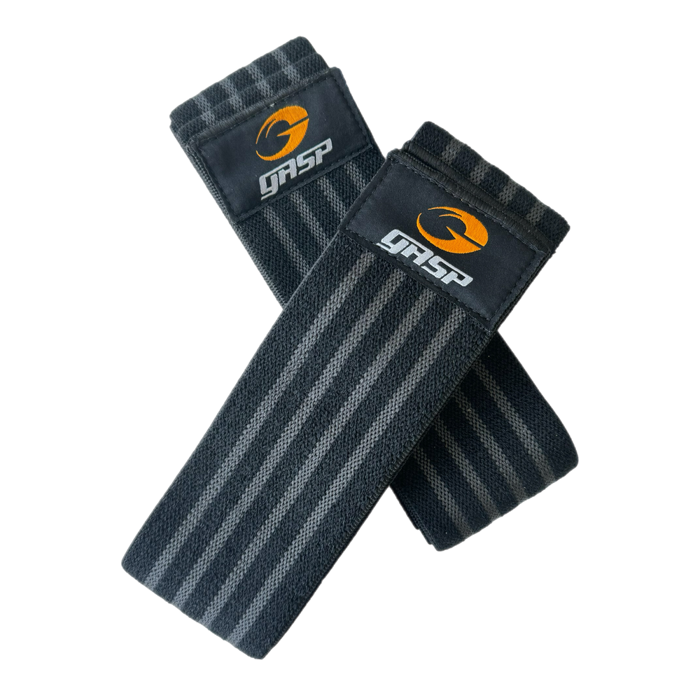 GASP KNEE WRAPS (Black/Grey)