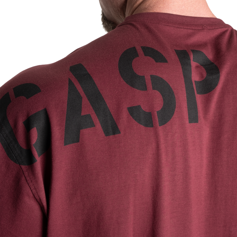 GASP Skull Division Iron Tee (Maroon)