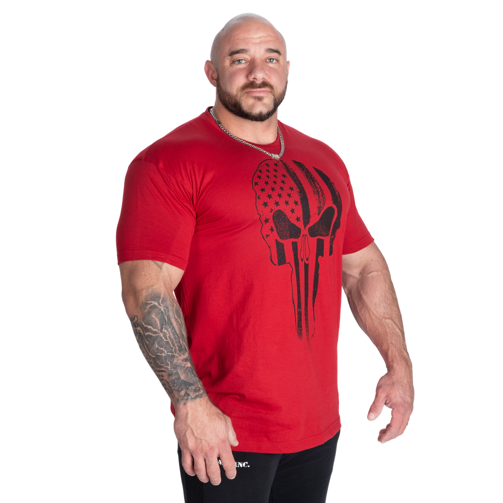 GASP Skull Standard Tee (Chili Red  )