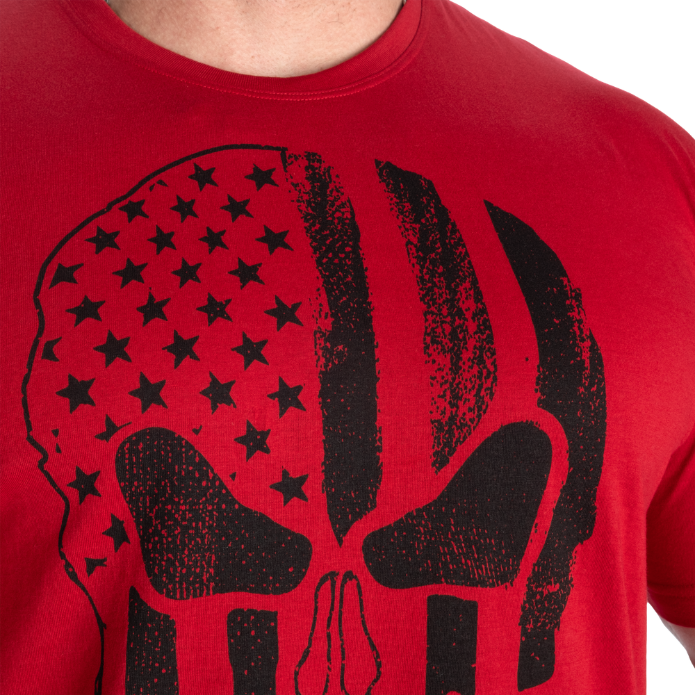 GASP Skull Standard Tee (Chili Red  )