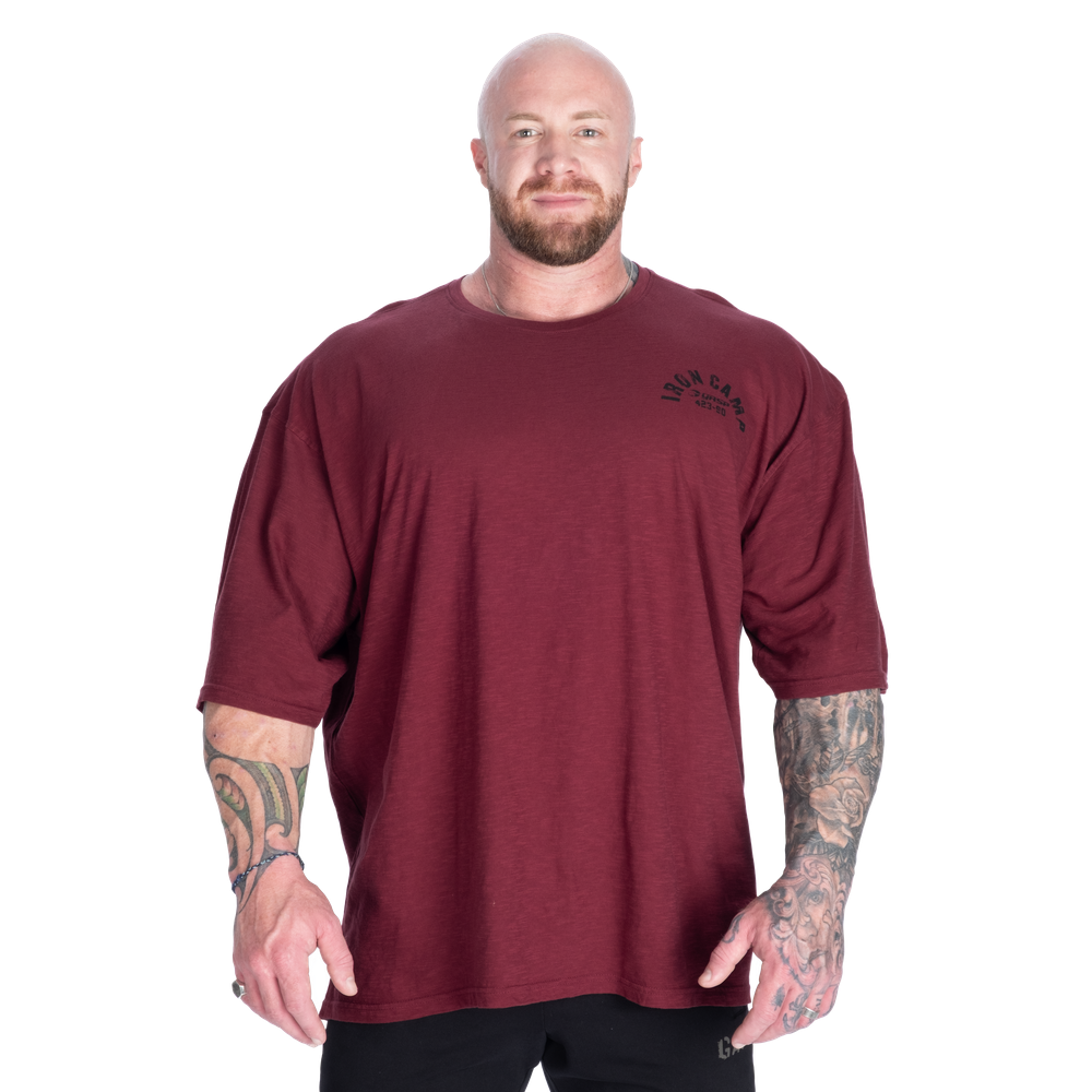 GASP Slub Iron Tee (Washed Maroon)