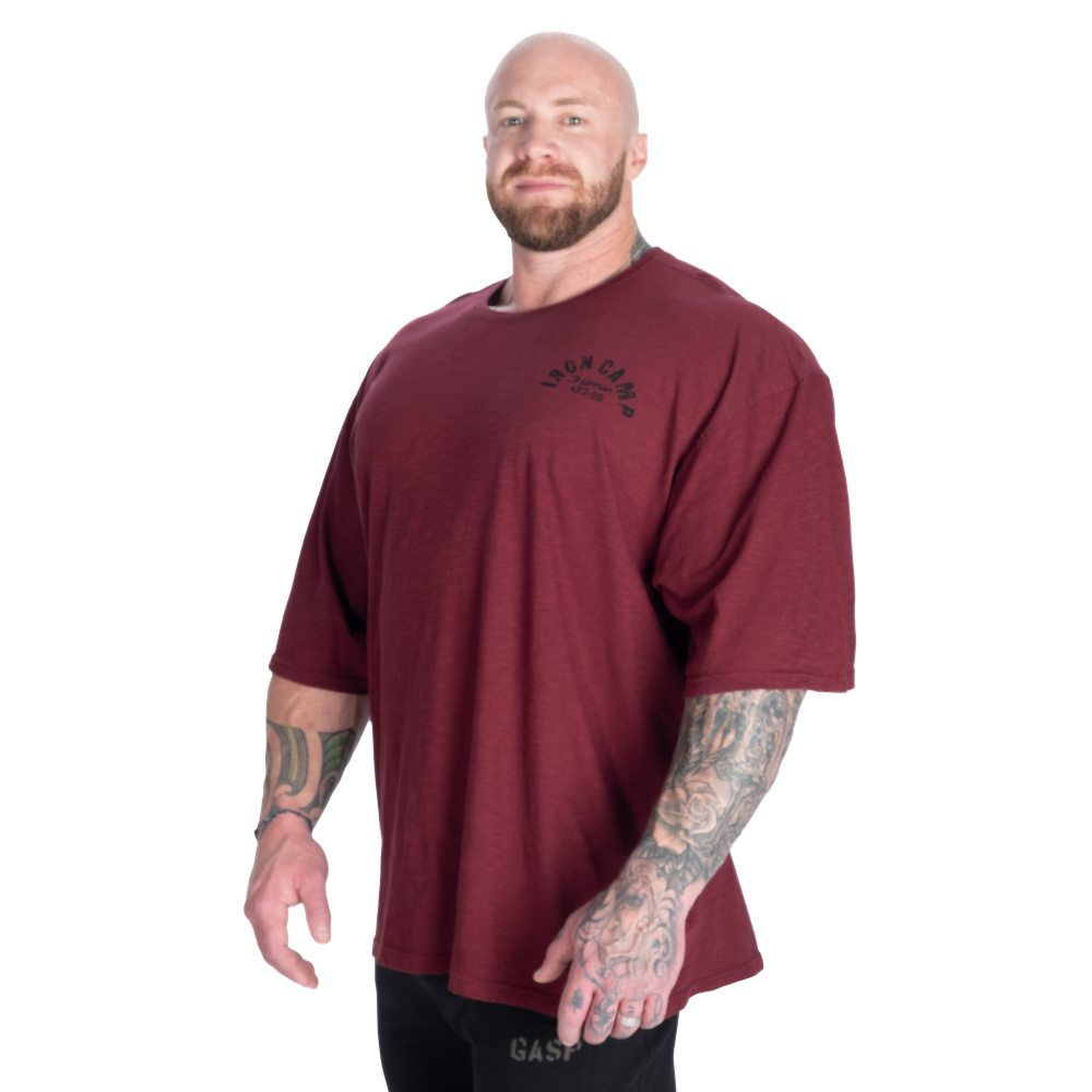 GASP Slub Iron Tee (Washed Maroon)
