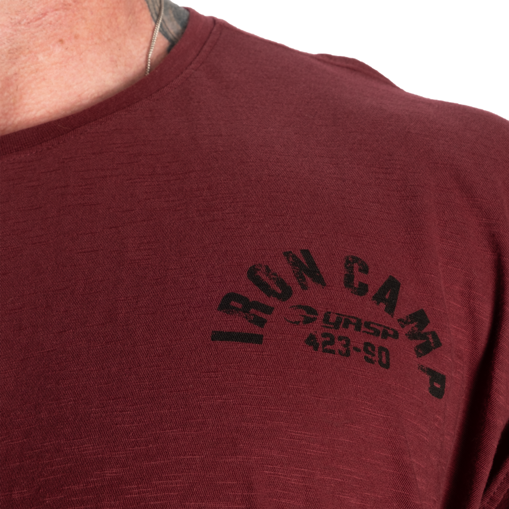 GASP Slub Iron Tee (Washed Maroon)