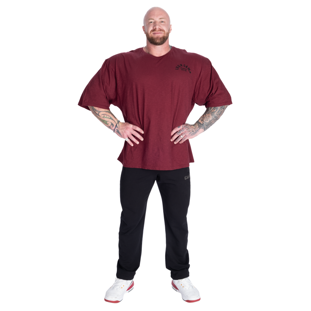 GASP Slub Iron Tee (Washed Maroon)