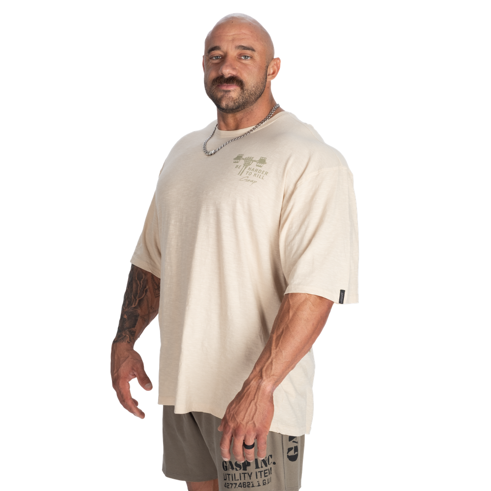 GASP HTK Slub Iron Tee (Washed Desert)