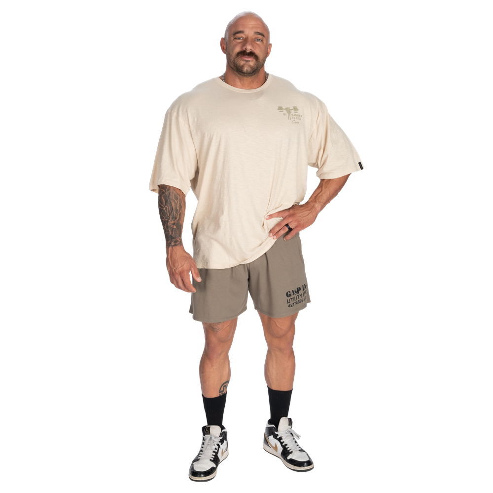 GASP HTK Slub Iron Tee (Washed Desert)