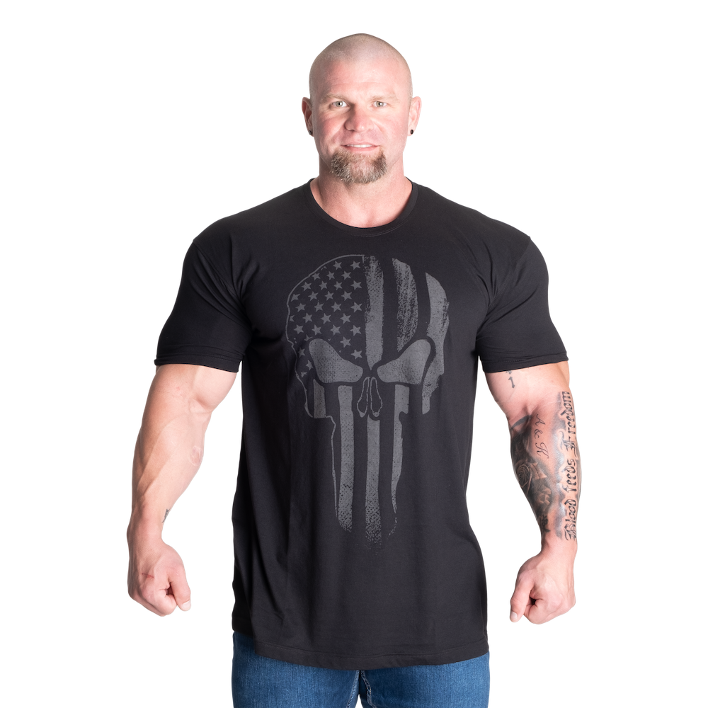 GASP SKULL STANDARD TEE (Black )
