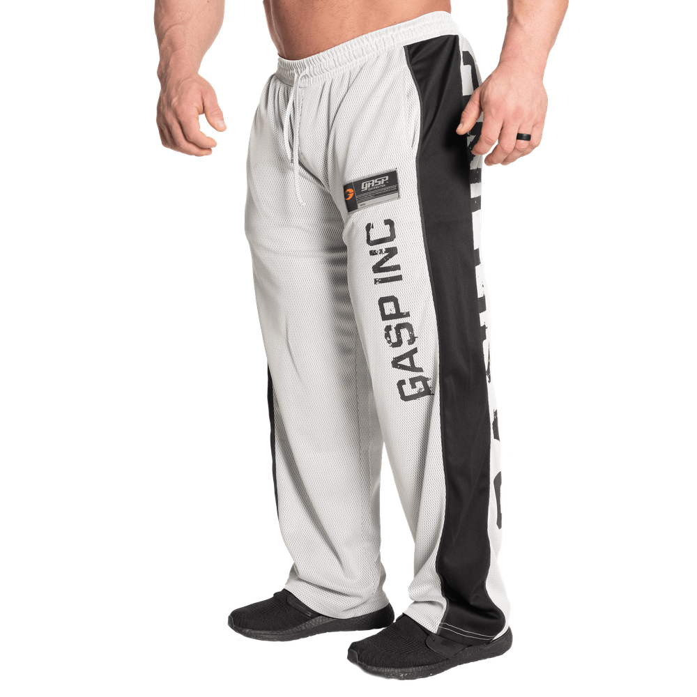 GASP NO1 MESH PANT  REGULAR  (White/Grey)