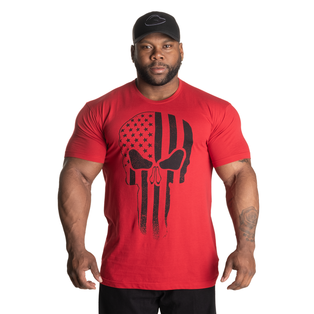 GASP SKULL STANDARD TEE (Chili Red  )