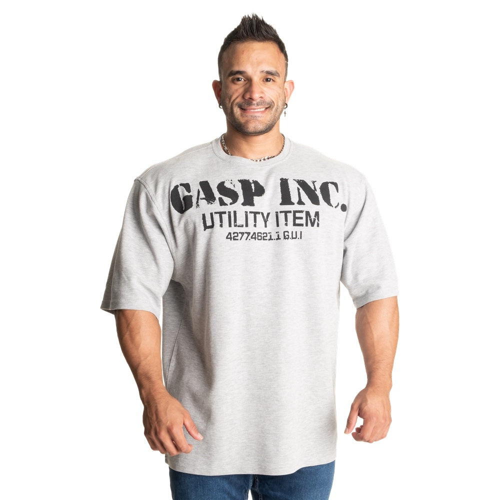 GASP IRON THERMAL TEE (Grey Melange)