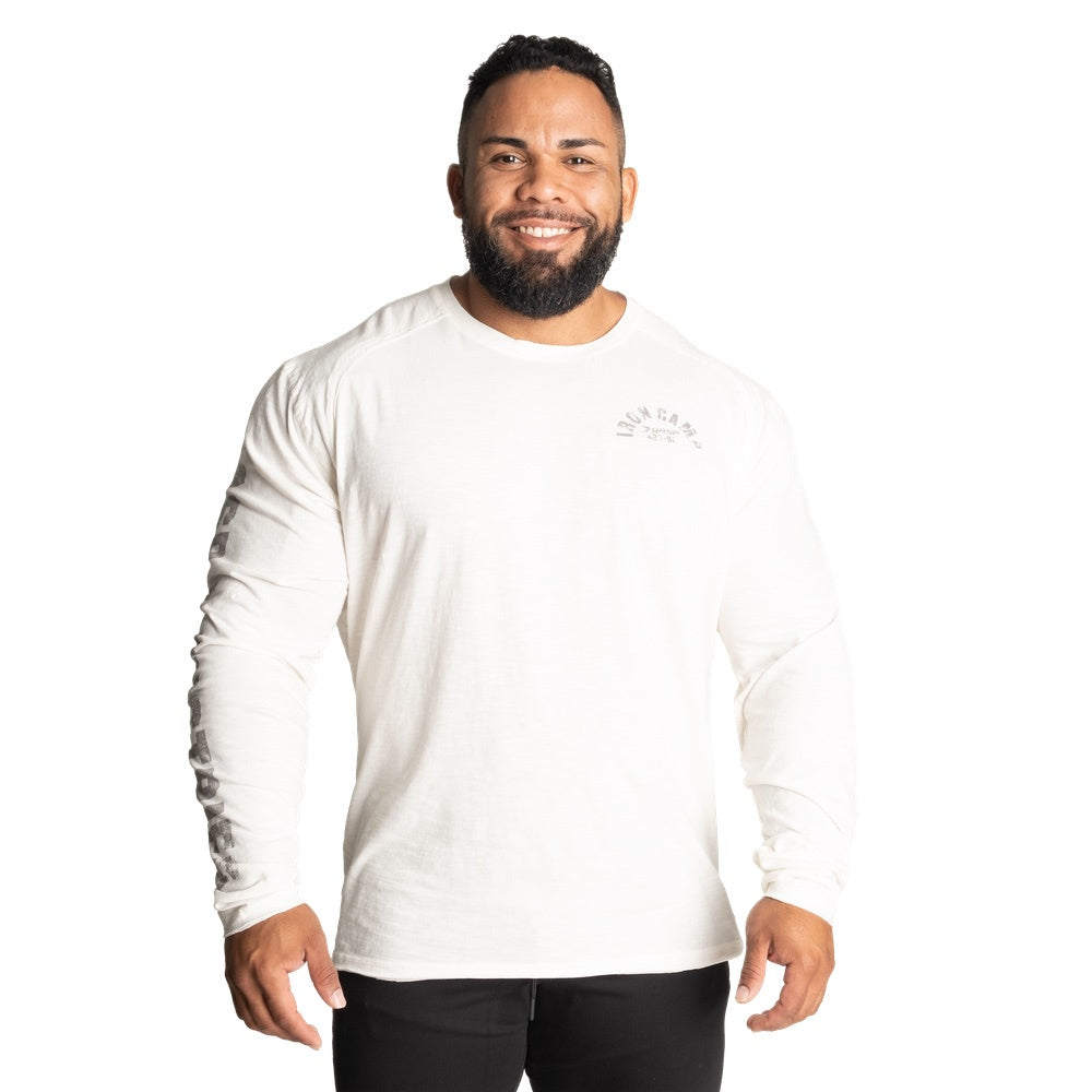 GASP THROWBACK LS TEE (Off White)
