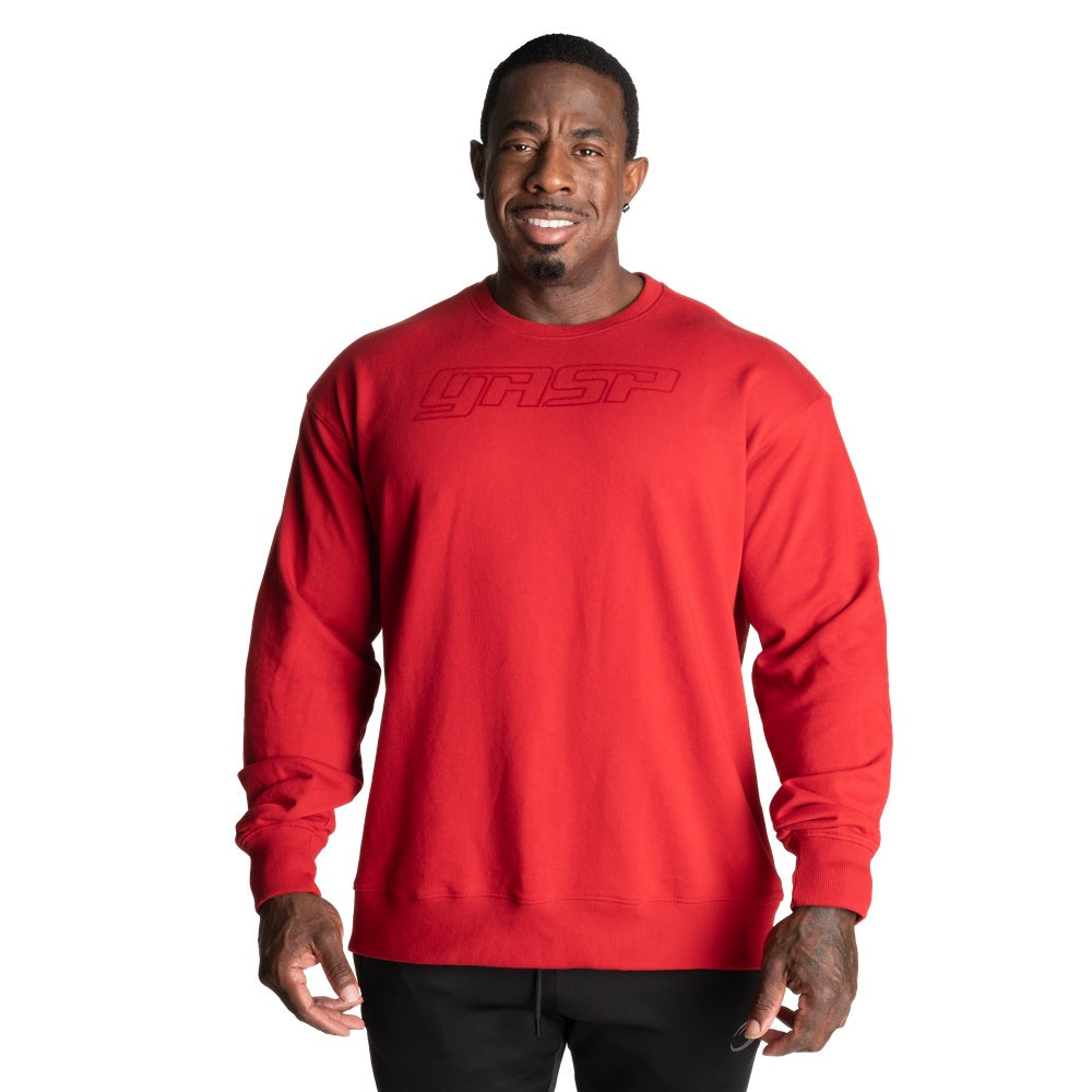 GASP DIVISION CREWNECK (Chili Red)
