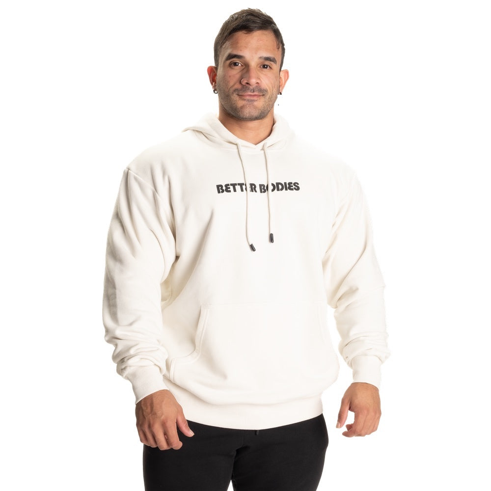 BETTER BODIES LOGO HOODIE V2 (Off White)