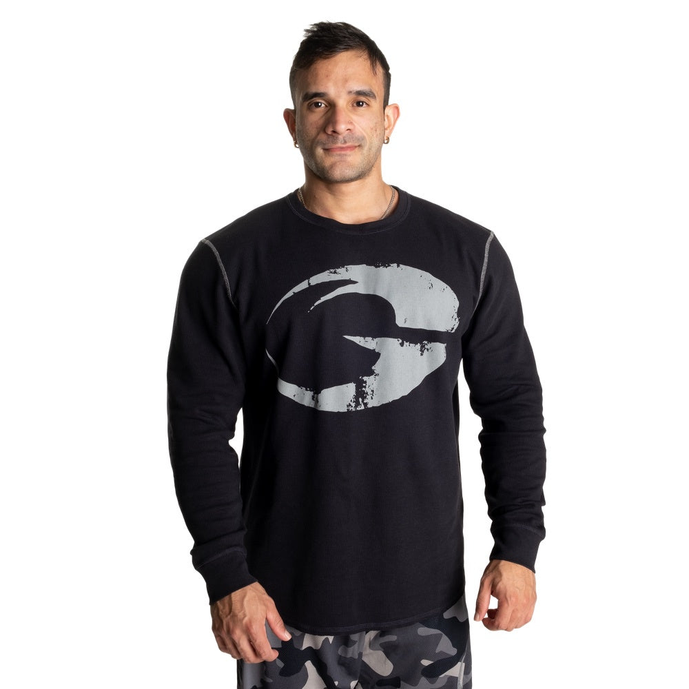 GASP THERMAL LOGO SWEATER (Asphalt)