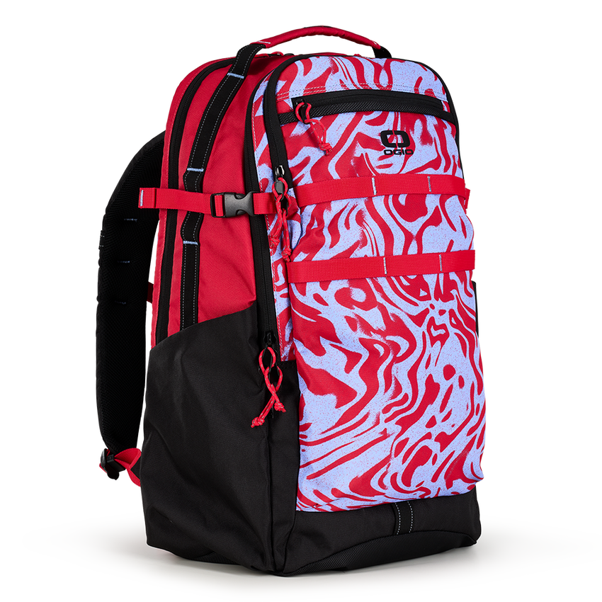 OGIO ALPHA 25L BACKPACK (Red melting Geo)