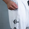 BETTER BODIES BASKETBALL SHORTS (White/Black)