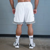 BETTER BODIES BASKETBALL SHORTS (White/Black)