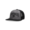 GASP NC Flatbrim Mesh Cap (Grey/Black)
