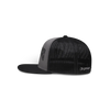 GASP NC Flatbrim Mesh Cap (Grey/Black)