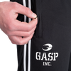 GASP 2 Stripe Standard Mesh Pant (Black White) -ملابس رياضية