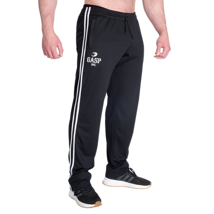 GASP 2 Stripe Standard Mesh Pant (Black White) -ملابس رياضية