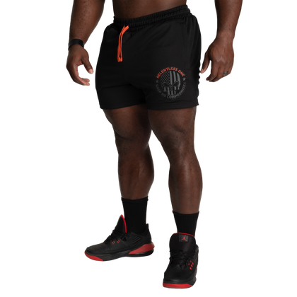 GASP R1 MESH SHORTS (Black/Flame)