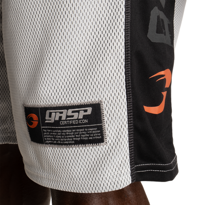 GASP NO1 MESH SHORTS (White/Black) - ملابس رياضية