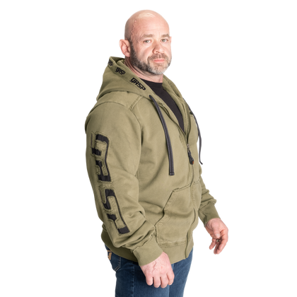 Pro Gym Hood (Acid washed green) - ملابس رياضية