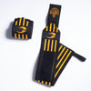 Hardcore Wrist Wraps 18 inch (Black/Yellow) - ملحقات رياضية