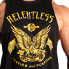 RELENTLESS CUT OUT TANK (Black/Yellow) - ملابس رياضية