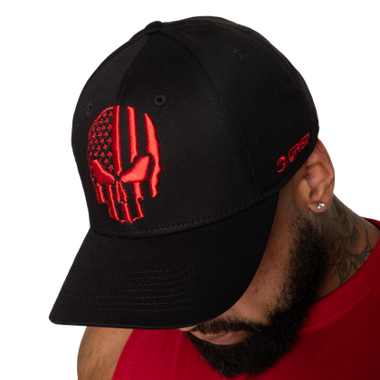 RELENTLESS CAP (Black/Red) - ملحقات رياضية