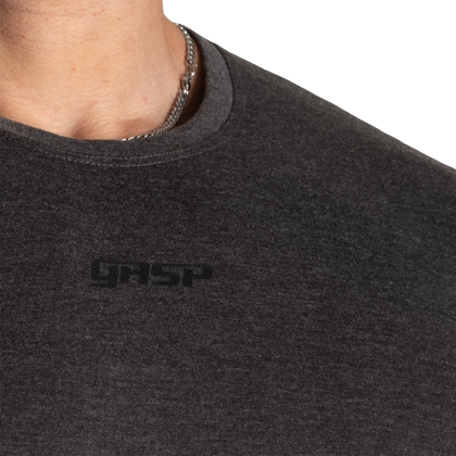 Gasp Standard Tee (Dark Grey Melange) - ملابس رياضية