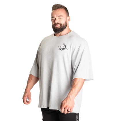 MUSCLE IRON THERMAL TEE (Grey Melange) - ملابس رياضية