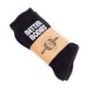 BB CREW SOCKS 3-PACK (Black) - ملحقات الأحذية