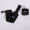 HARDCORE WRIST WRAPS (Black/Green) - ملحقات رياضية