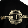 PRO Better Bodies HOOD NO EXCUSES (Black/Gold) - ملابس رياضية