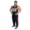 BETTER BODIES Panel Old School Baggy Mesh Pants (Black/Red)