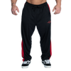BETTER BODIES Panel Old School Baggy Mesh Pants (Black/Red)