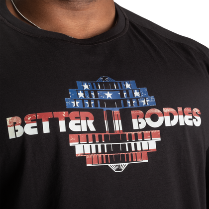 BETTER BODIES  RAGLAN LS (Black)